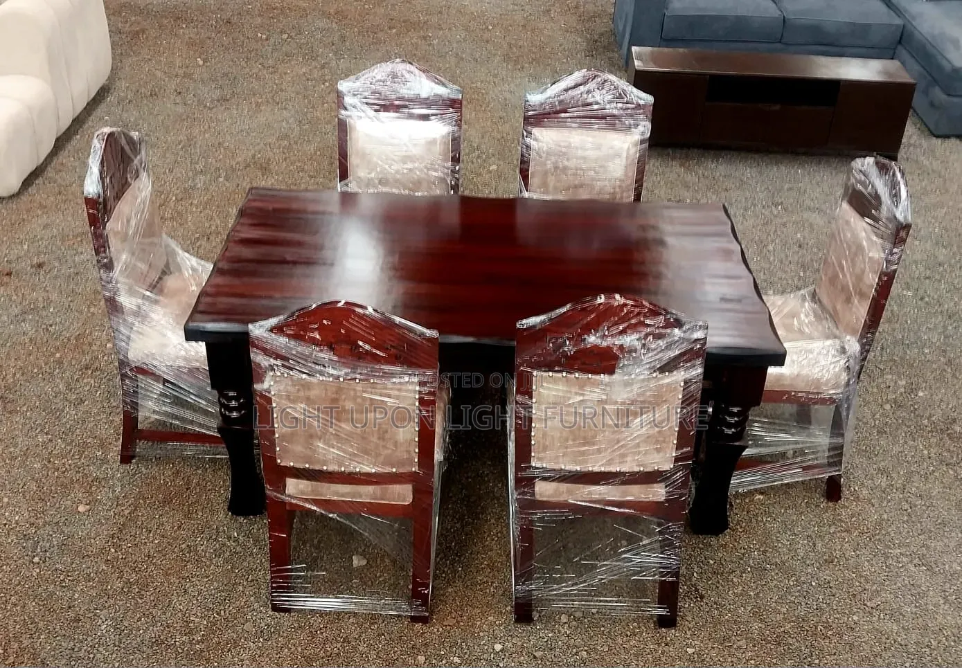 Mahogany 6 Chair Dinnig Set