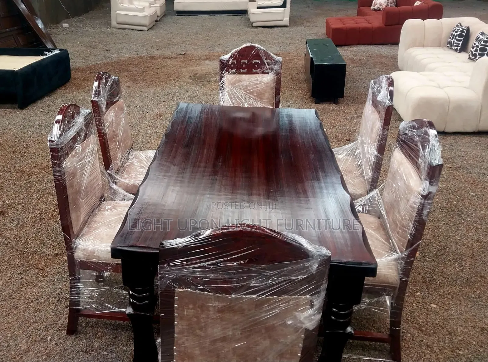Mahogany 6 Chair Dinnig Set