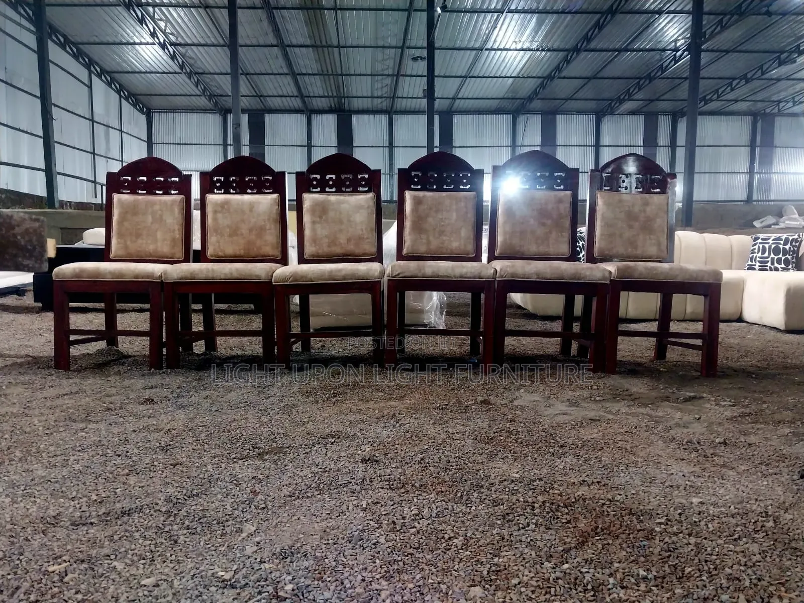 Mahogany 6 Chair Dinnig Set