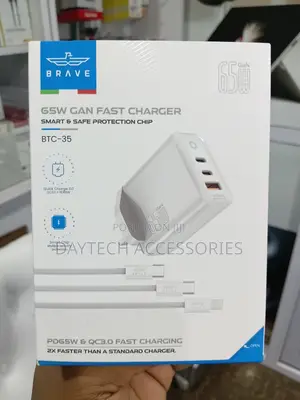Brave 65W BTC 35 Adapter With Cables.