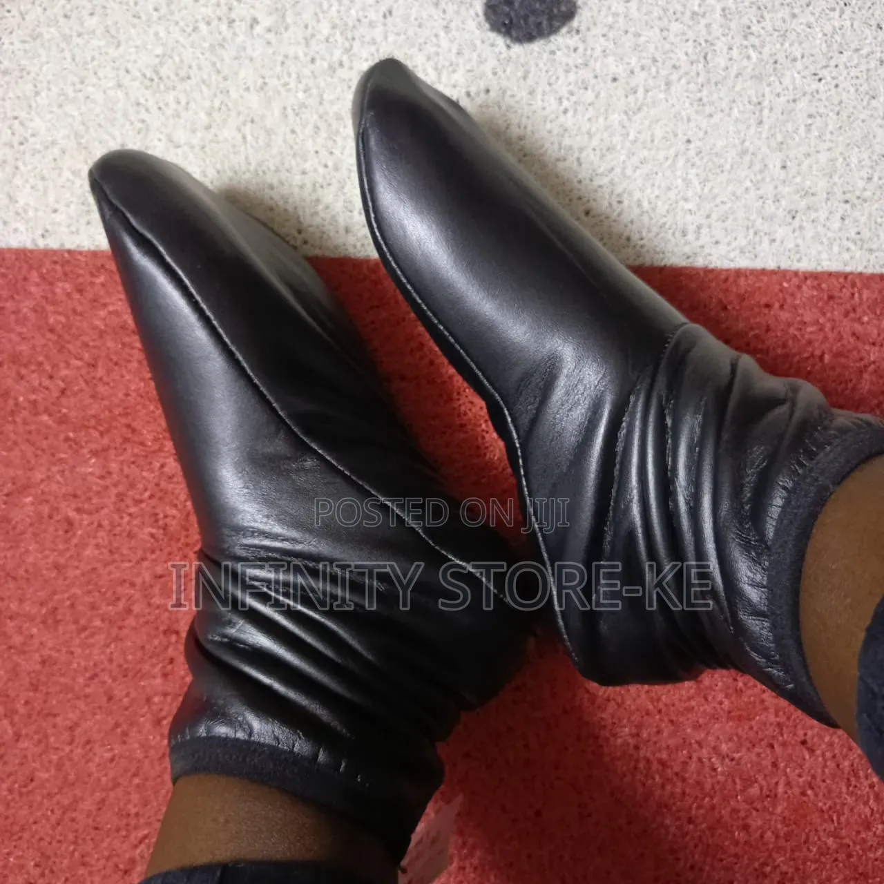 Warm Winter Leather Thermal Soft Anti-Slip Indoor Unisex Socks