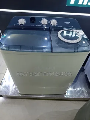 Hisense 8kg Twin Tub Semi-Automatic Washing Machine (Model WSBE801S)