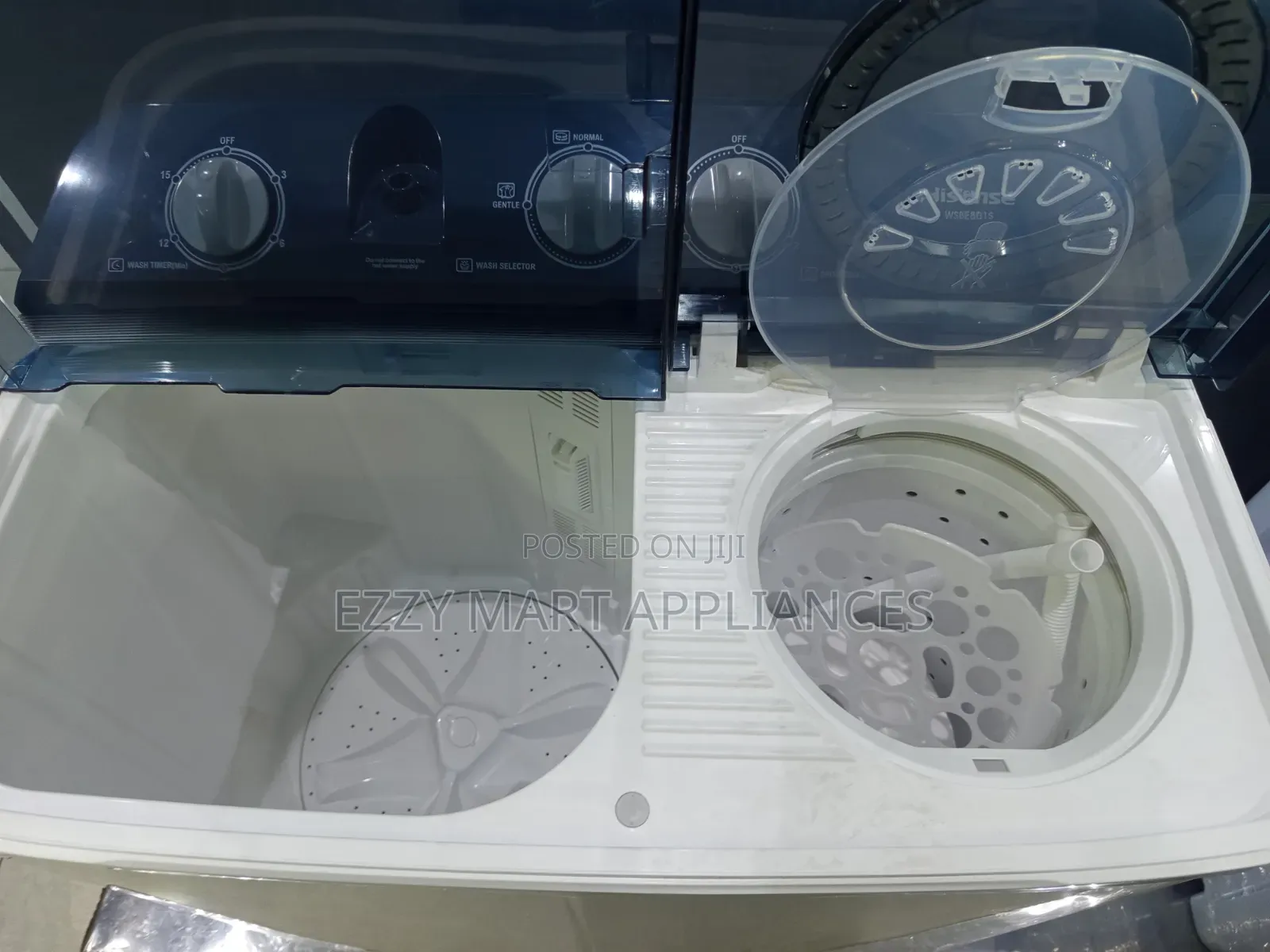 Hisense 8kg Twin Tub Semi-Automatic Washing Machine (Model WSBE801S)