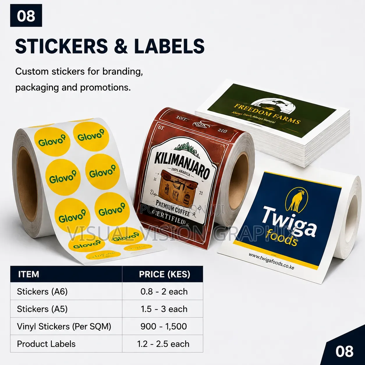 Printing in Nairobi, Large Format, Branding, Graphic Design