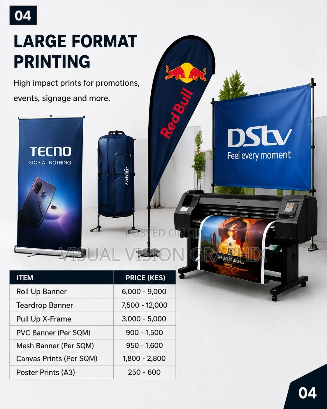 Printing in Nairobi, Large Format, Branding, Graphic Design