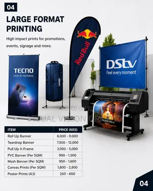 Printing in Nairobi, Large Format, Branding, Graphic Design