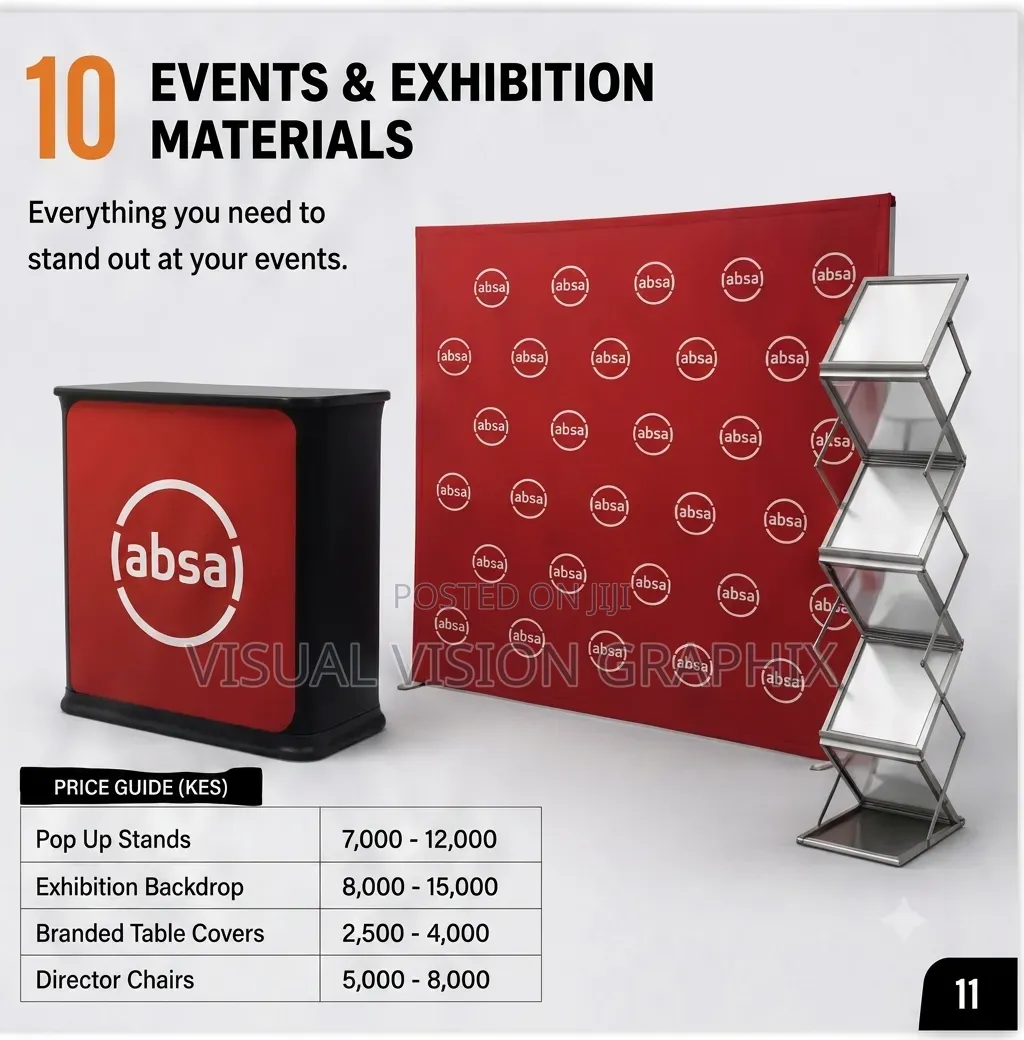 Printing in Nairobi, Large Format, Branding, Graphic Design