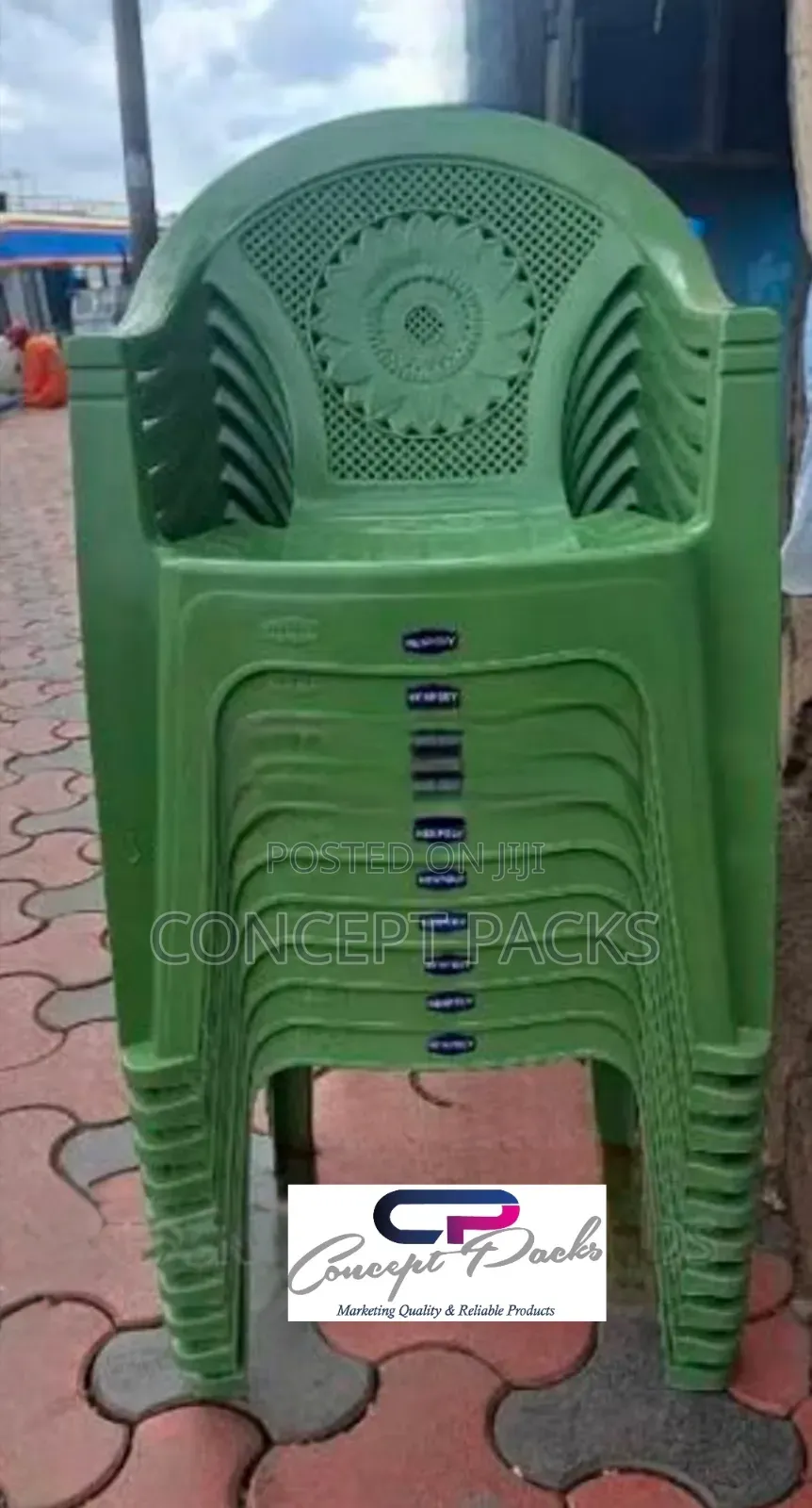 Kenpoly Kenchair Plastic Chair With Arms.