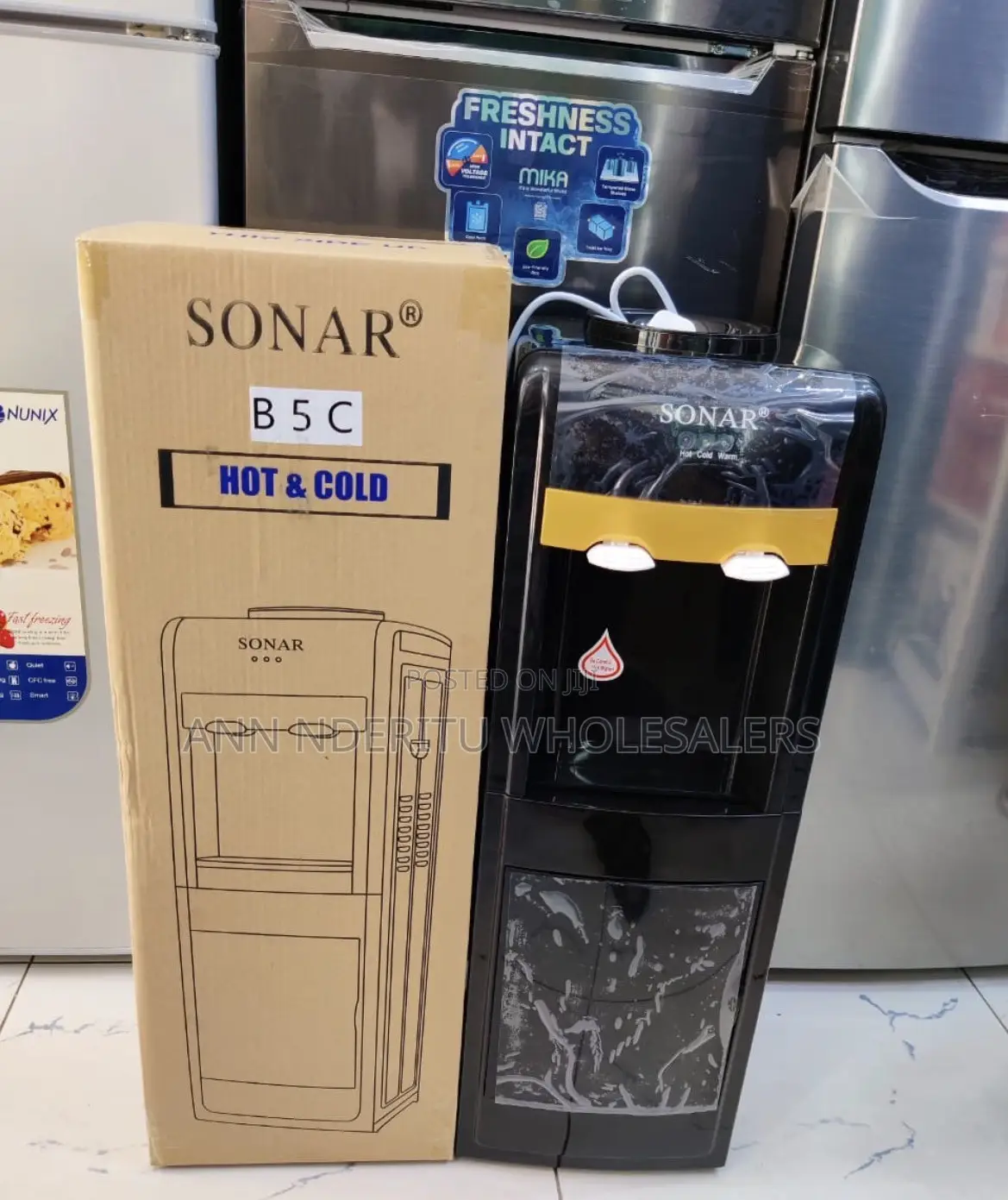 Top Loading Sonar Water Dispenser. Hot and Cold