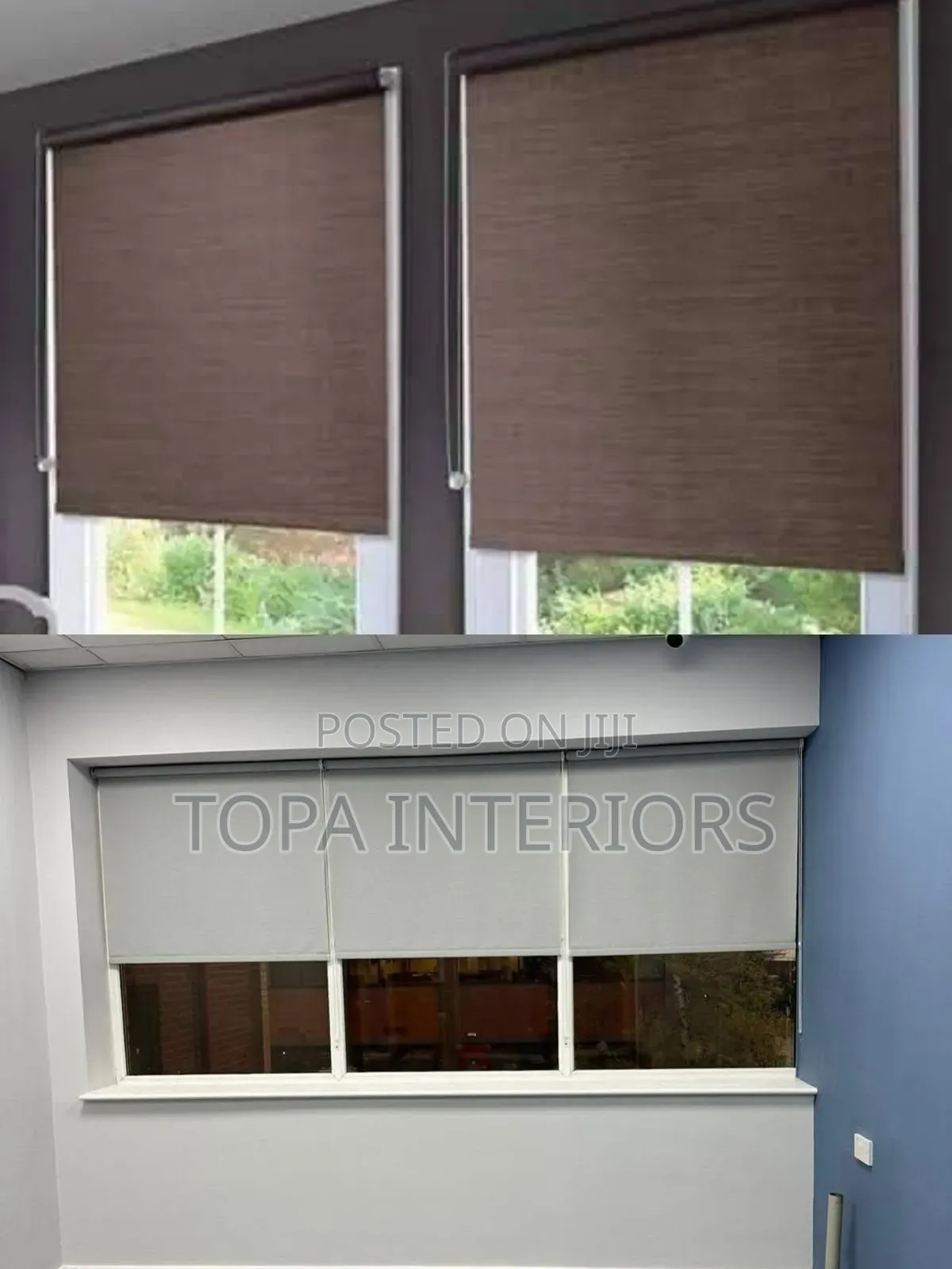Roller Blackout Window Blinds for Home and Office