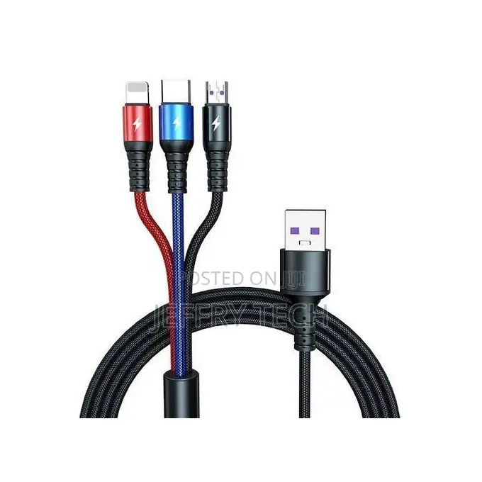 SHPLUS USB- Type C 3 in 1 to Lightning Fast Cable