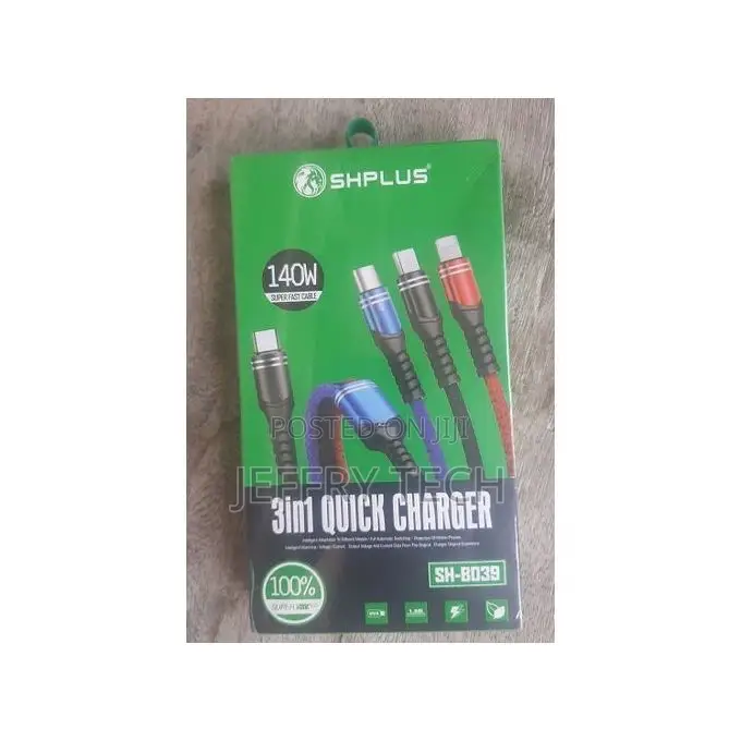 SHPLUS USB- Type C 3 in 1 to Lightning Fast Cable