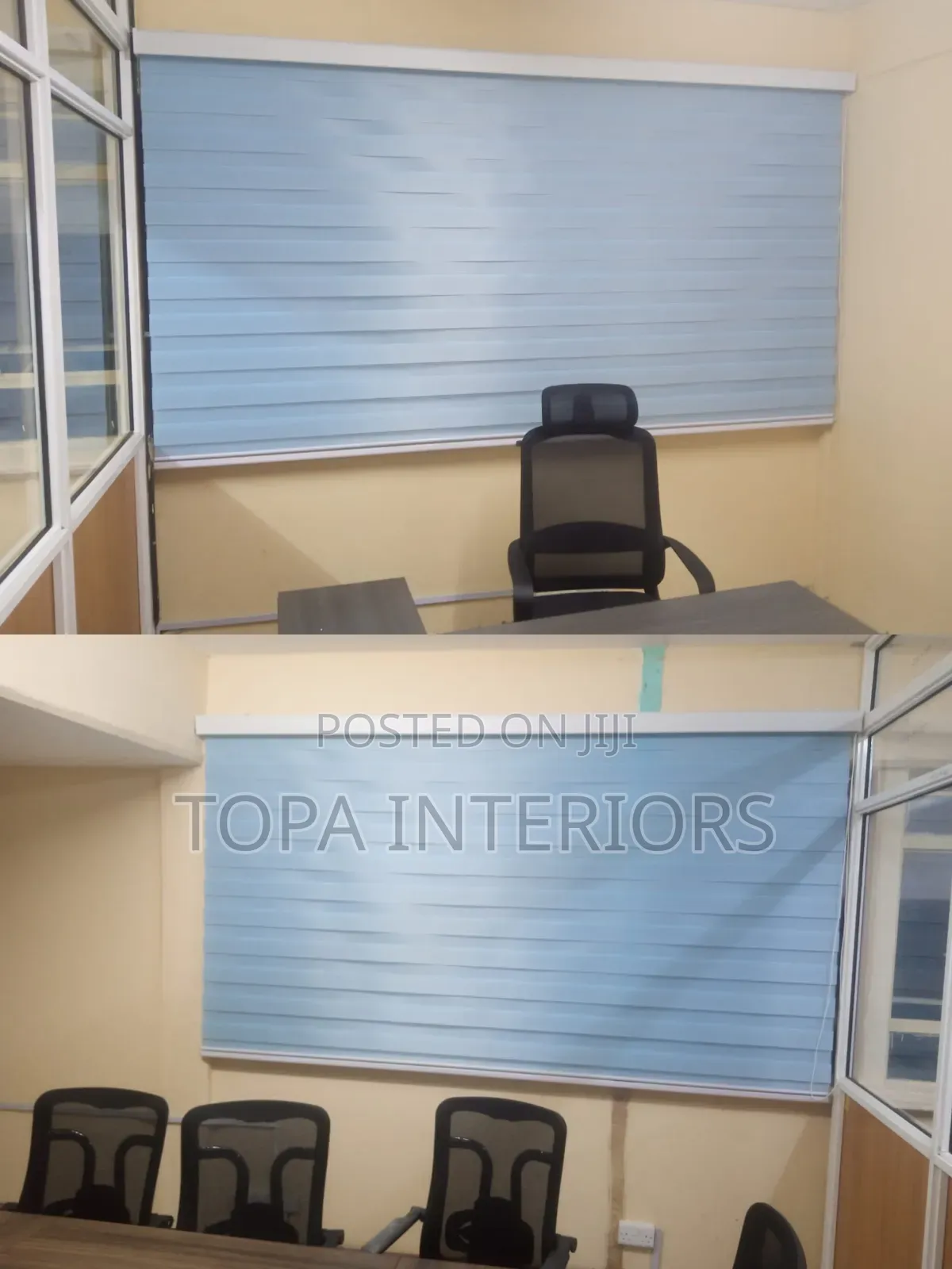 Horizontal Zebra Roller Window Blinds Supply and Installation