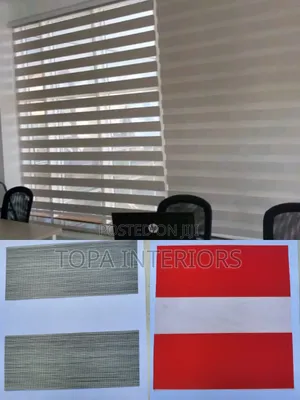 Premium Double Layer Horizontal Roller Office Blinds