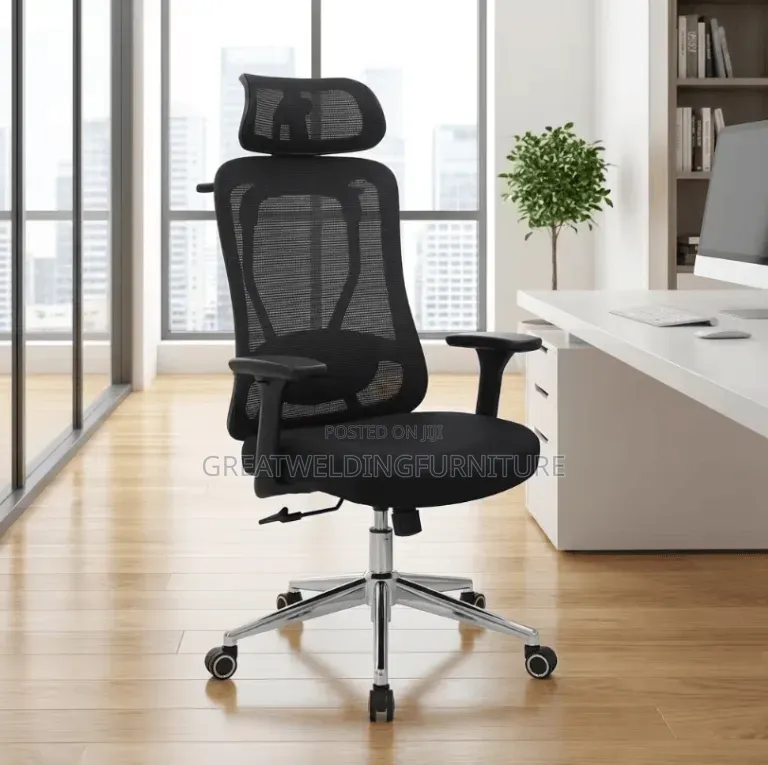 Quality Black High Back Orthopedic Office Chair R4wa