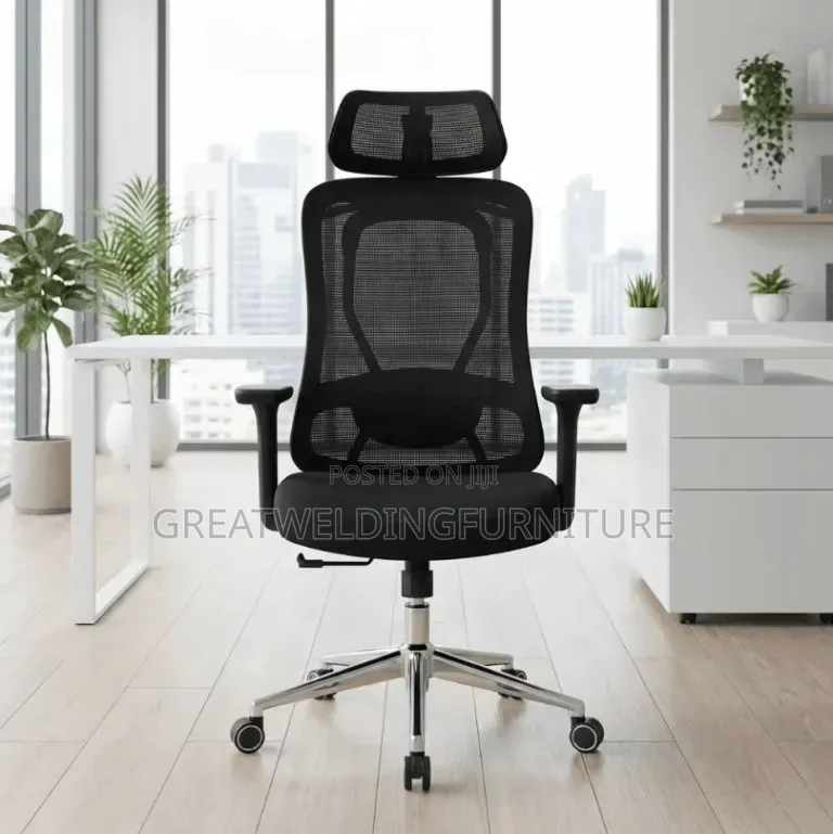 Quality Black High Back Orthopedic Office Chair R4wa