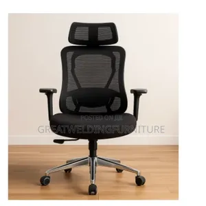 Black Swivel High Back Orthopedic Office Chair H8nb