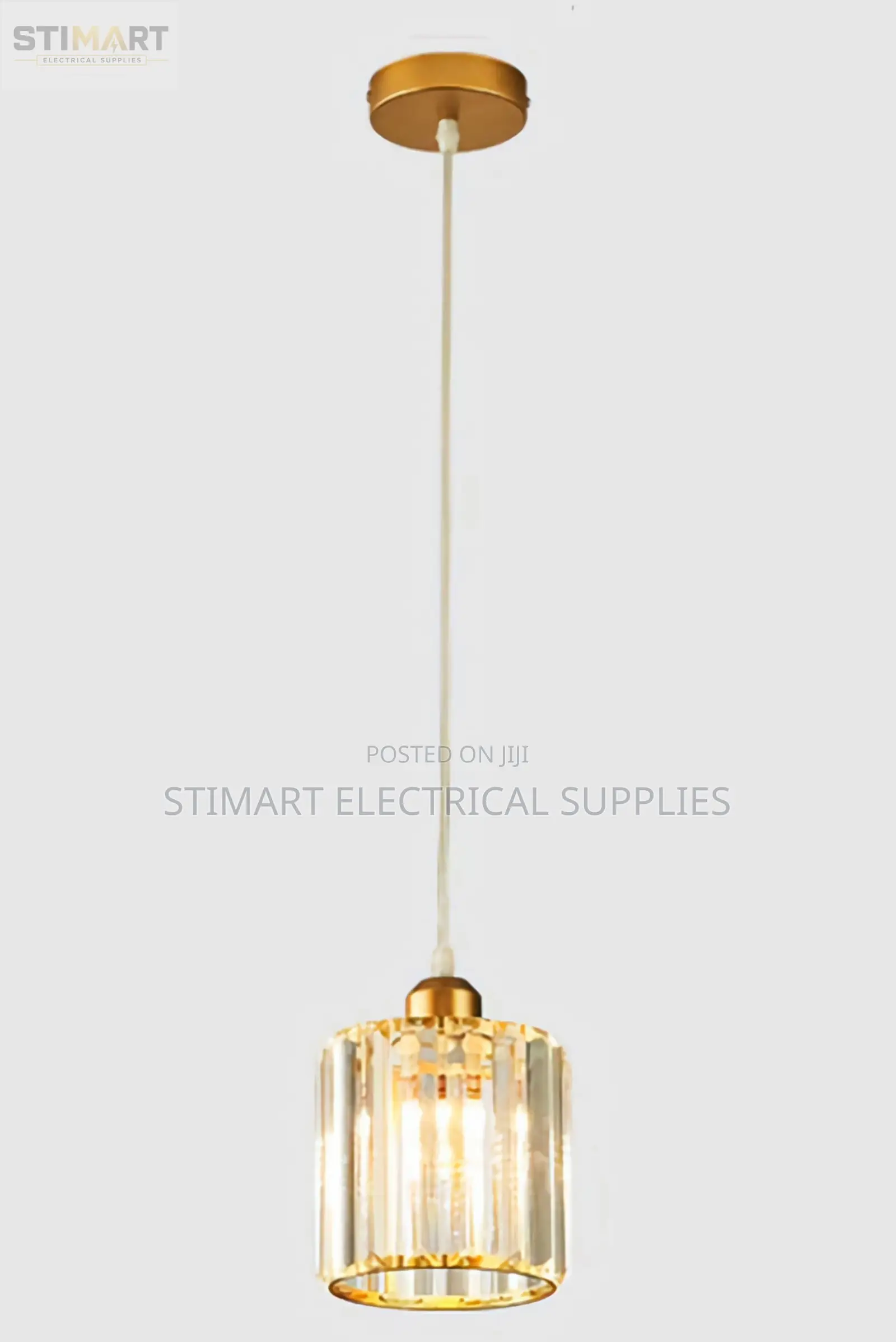 Modern Gold Crystal Pendant Light