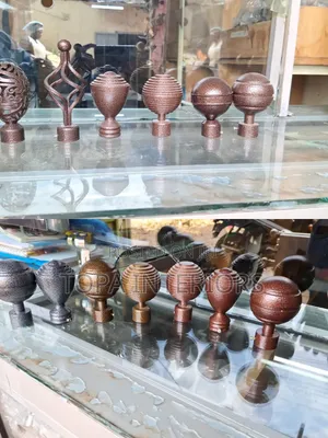 Locally Made Curtain Rods Finials End Flowers
