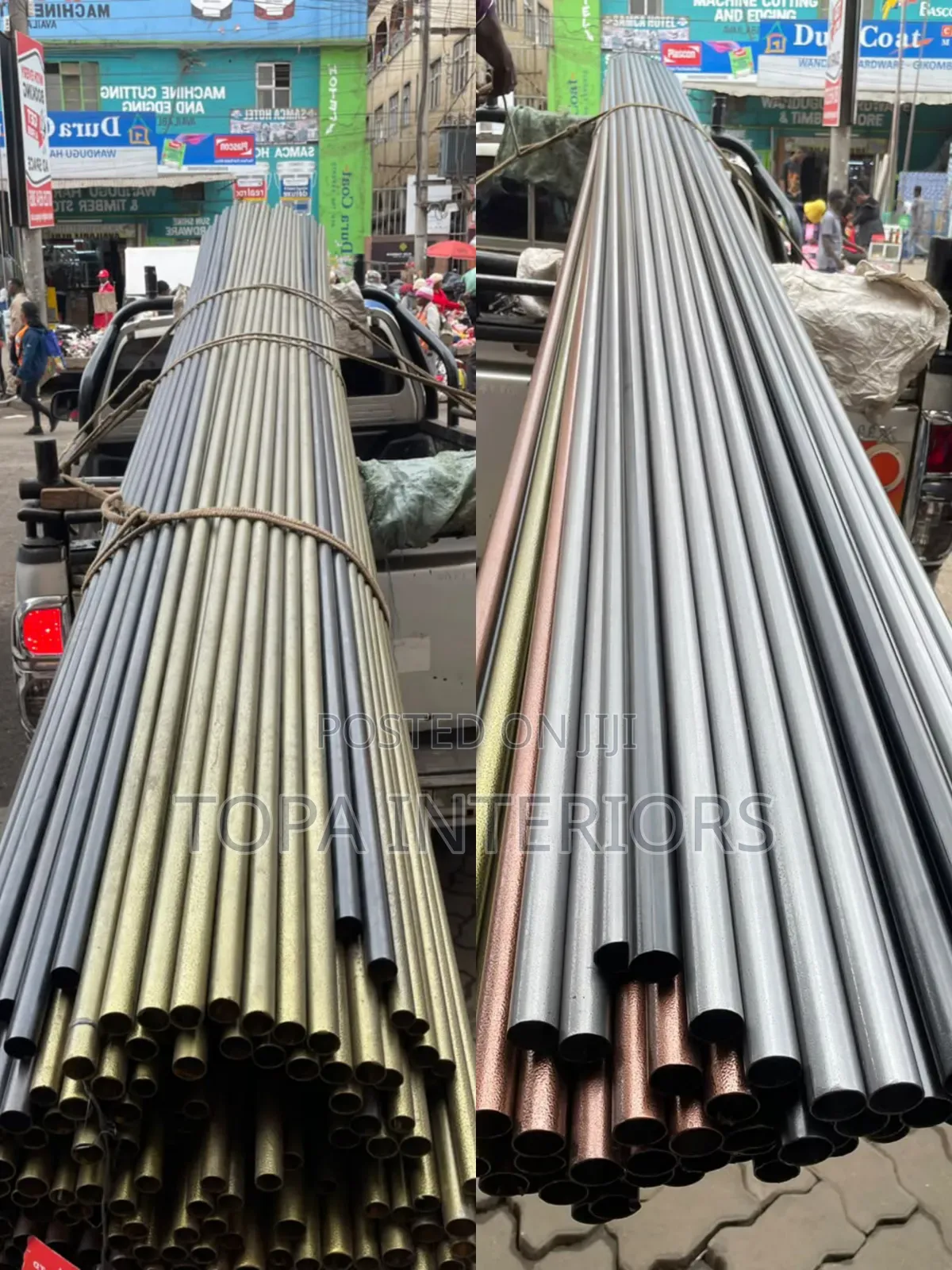 Strong Heavy Duty JUA KALI CURTAIN Pole Rods Per Metre