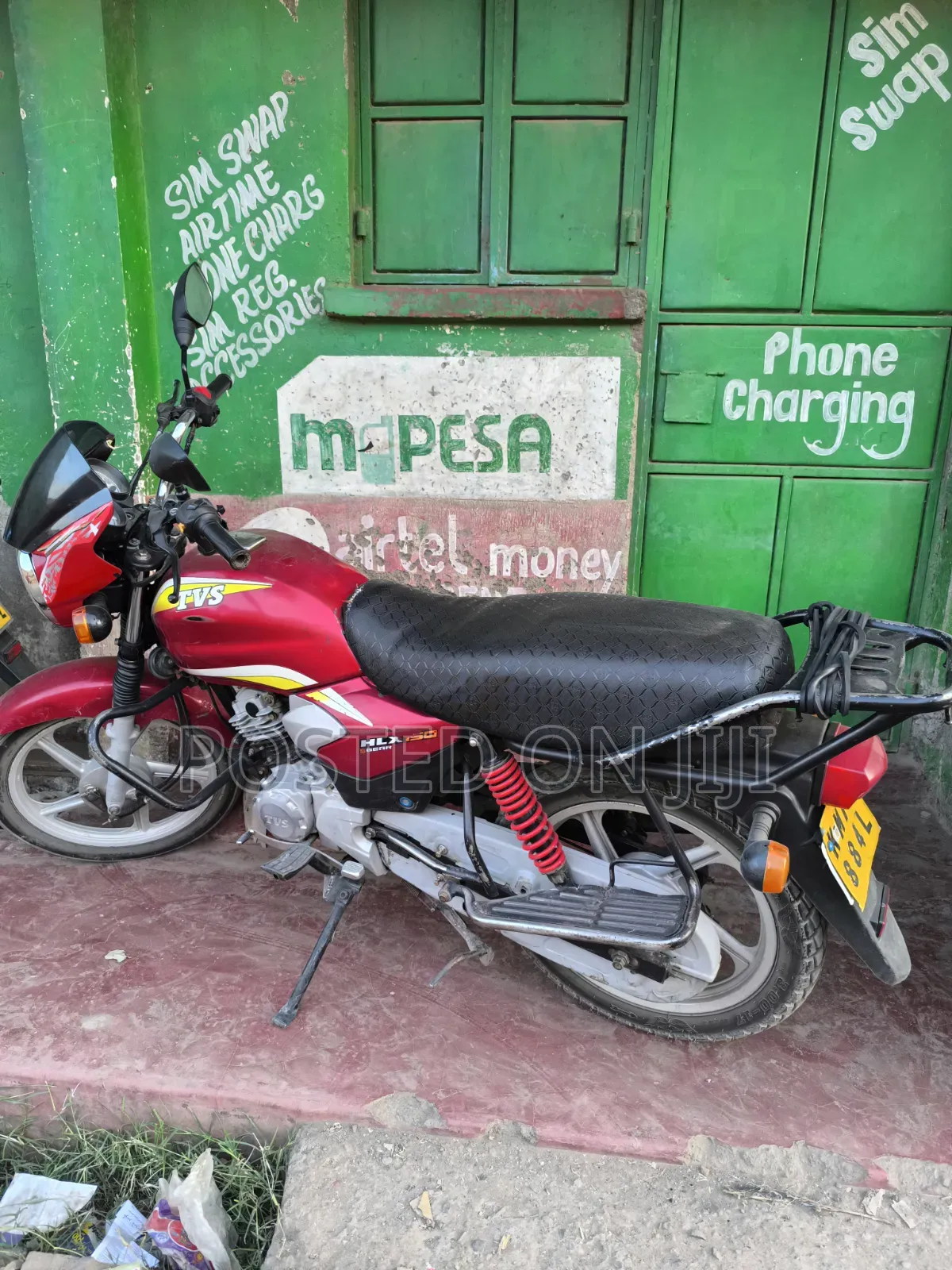 TVS HLX Plus ES 2021 Red