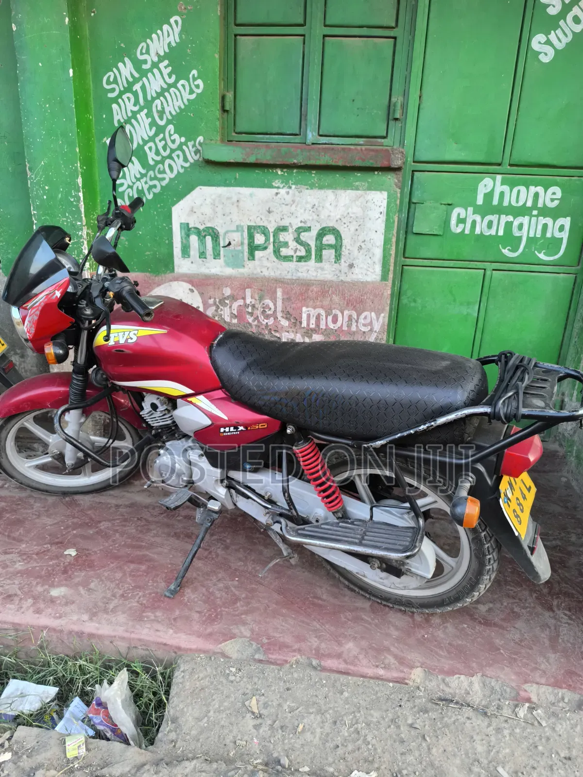 TVS HLX Plus ES 2021 Red