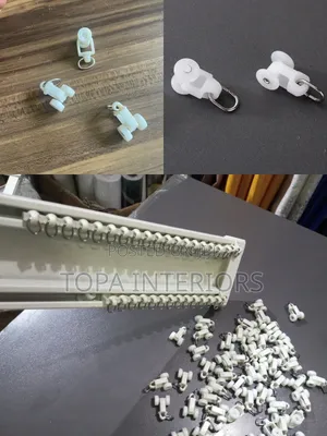 2 Wheeled Plastic Curtain Runners for Modern Curtain Track