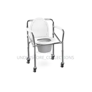 Foldable Commode Chair With Wheels