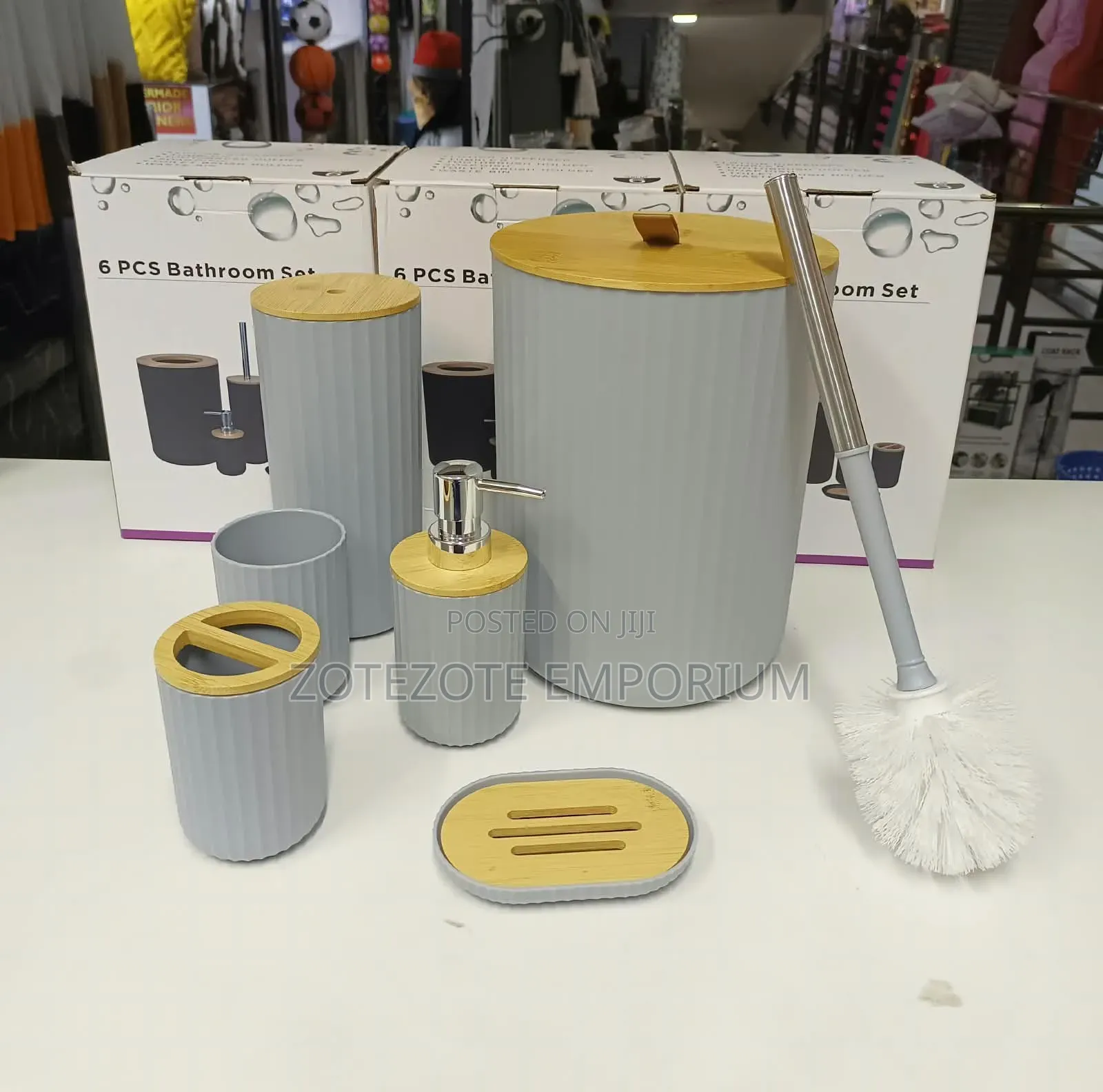 6pcs Bathroom Accessories Set