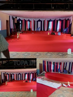 Decorative Church Altar Floor Red Carpets