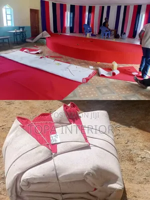 Decorative Church Altar Floor Red Carpets