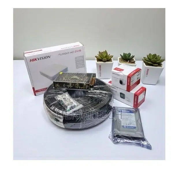 Hikvision 4 Channel Smart Hybrid CCTV Kit With Remote Viewing