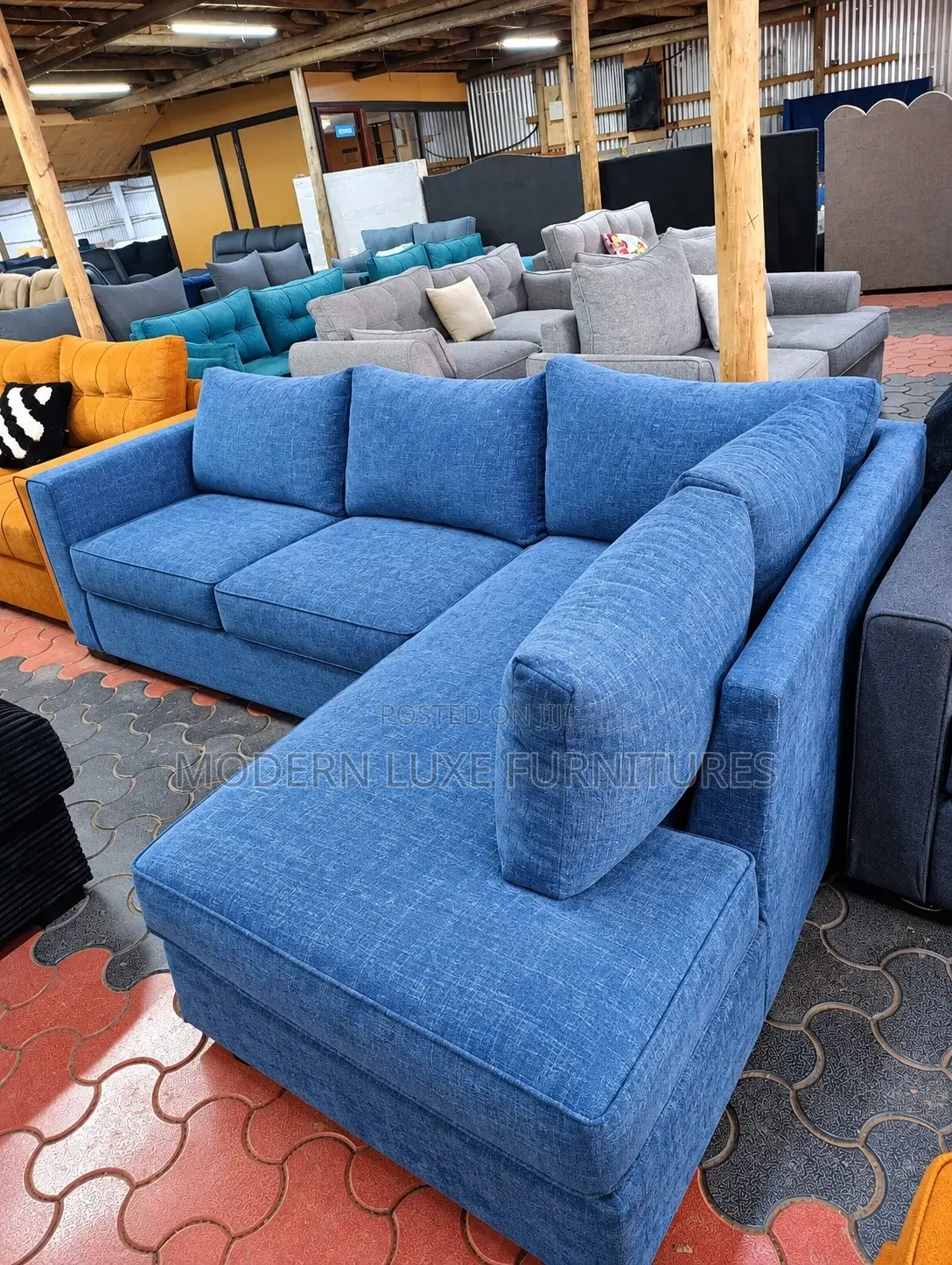 Caldris Modern Lounge L Sofa/L Shaped Sofa