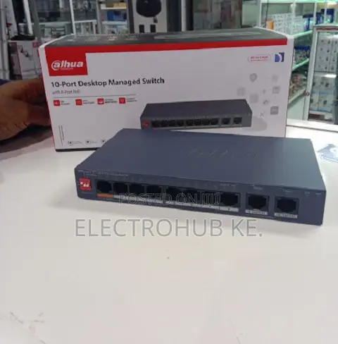Dahua 8+2 Port Managed Ethernet Switch