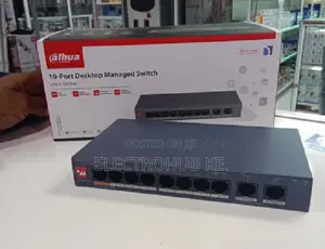 Dahua 10 Port Managed Switch 8 Ethernet + 2 Uplink