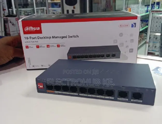 Dahua 10 Port Managed Switch 8 Ethernet + 2 Uplink