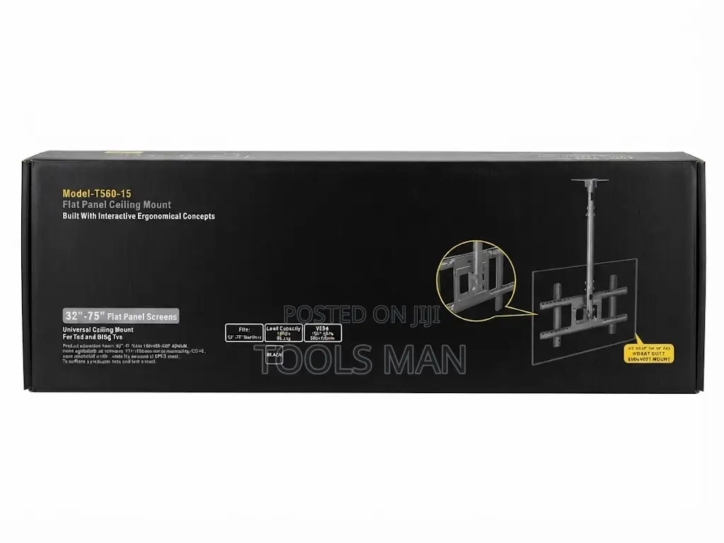 Heavy Duty TV Ceiling Mount 32-75 Inch Model T560-15 Adjustable