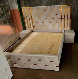 5 by 6 Diamond Bed With Side Drawers