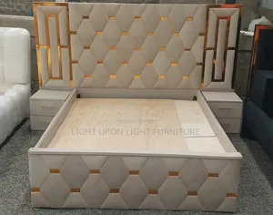 5 by 6 Diamond Bed With Side Drawers