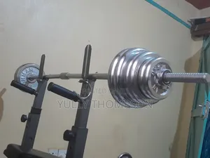40kg Iron Man Chrome Weights and an Adjustable Bench