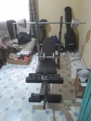 40kg Iron Man Chrome Weights and an Adjustable Bench