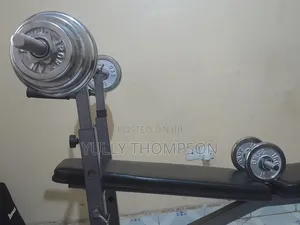 40kg Iron Man Chrome Weights and an Adjustable Bench