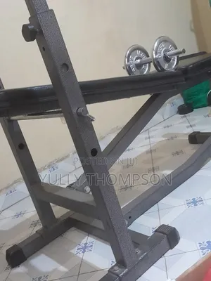 40kg Iron Man Chrome Weights and an Adjustable Bench