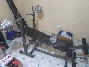 40kg Iron Man Chrome Weights and an Adjustable Bench