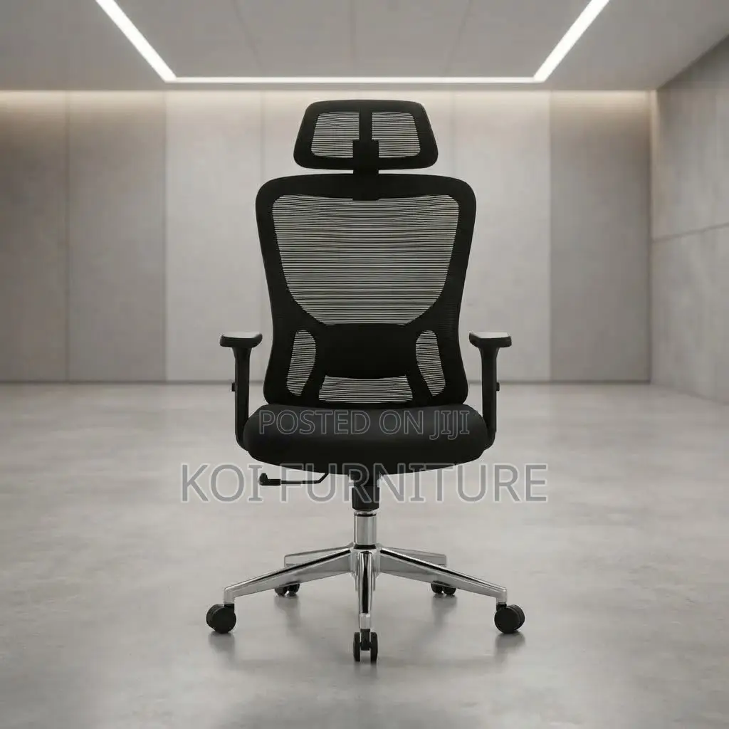 Office Chairs; High Recliner Adjustable Ergonomic Fabric CEO Seat