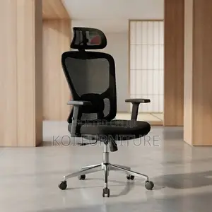 Office Chairs; High Recliner Adjustable Ergonomic Fabric CEO Seat