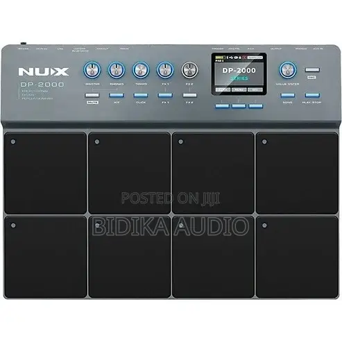 NUX DP‐2000 — Digital Percussion Pad (8 Pads, USB Sample Import)