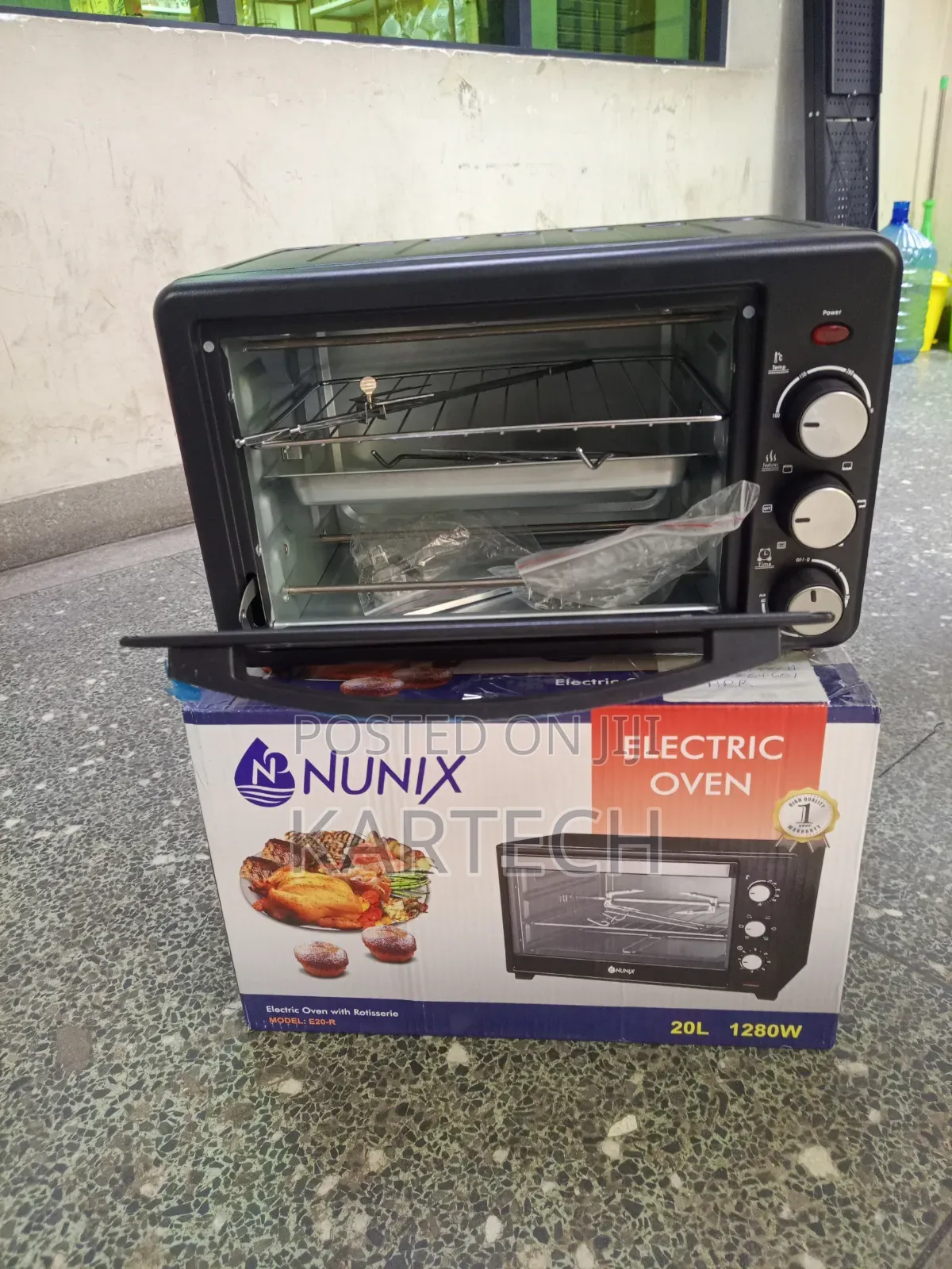 Nunix 20-Litre Electric Baking Oven 1280W