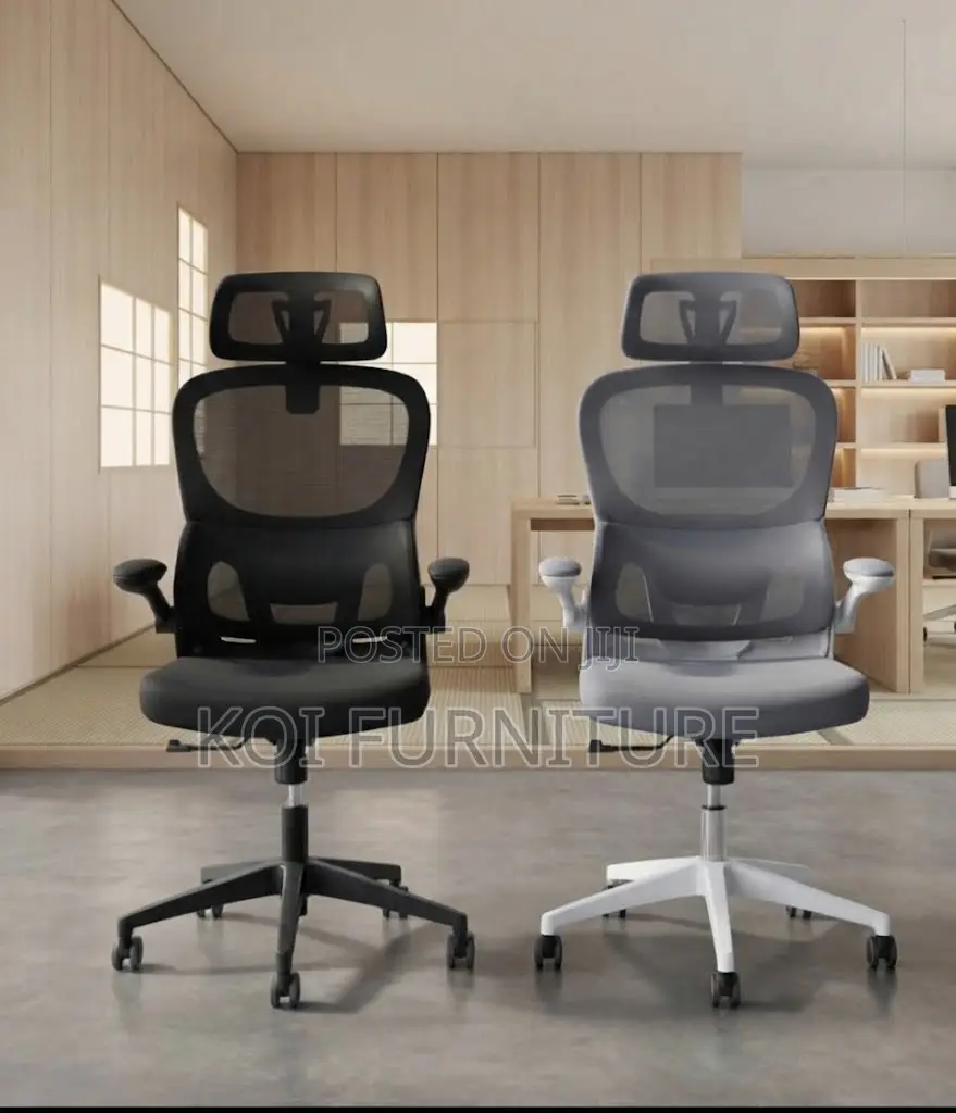 Office Chairs; Executive Fabric Orthopedic Seat (Both Available)