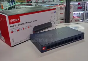 Dahua 8-Port 10/100Mbps PoE Switch + 2-Port Gigabit Uplink POE Switch